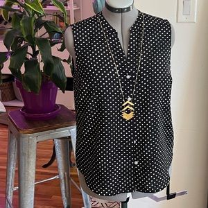 Jones | New York, casual work sleeveless blouse, Medium